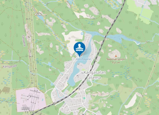 Map of Halimajärven uimaranta