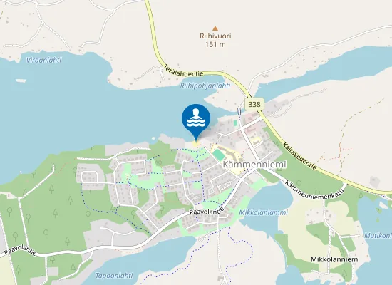 Map of Kämmenniemen Uimaranta