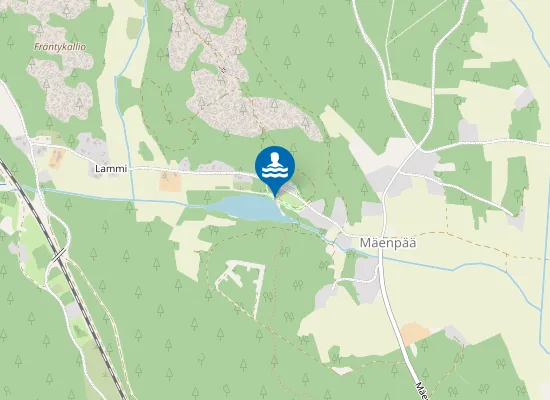 Map of Mäenpäänjärvi