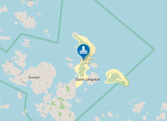 Map of Långskärs Revet