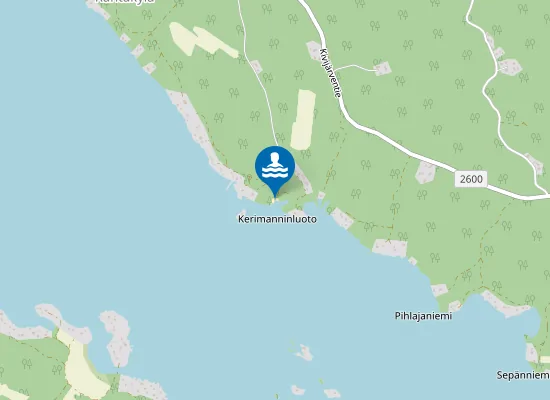 Map of Kerimannin Uimaranta