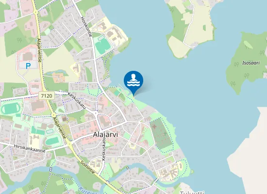 Map of Keskustan uimaranta