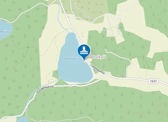 Map of Kylänjärven uimaranta