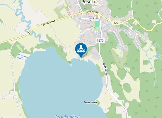 Map of Pusulan uimaranta