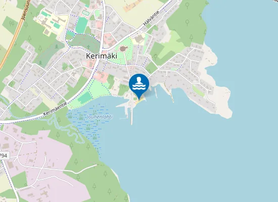Map of Kirkkorannan uimaranta