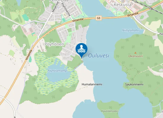 Map of Pöyhösenranta