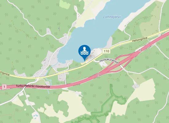 Map of Taukopaikka Lahnajärven uimaranta