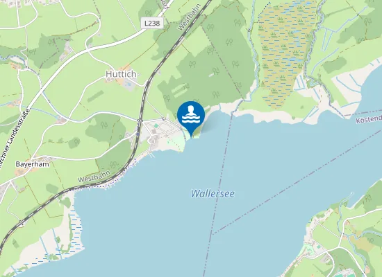 Map of WALLERSEE, ZELL