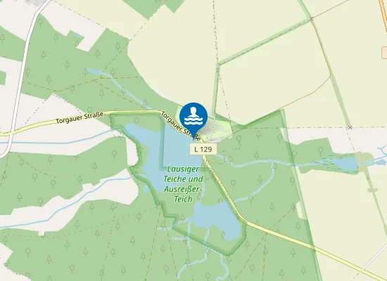 Map of GROSSER LAUSIGER TEICH