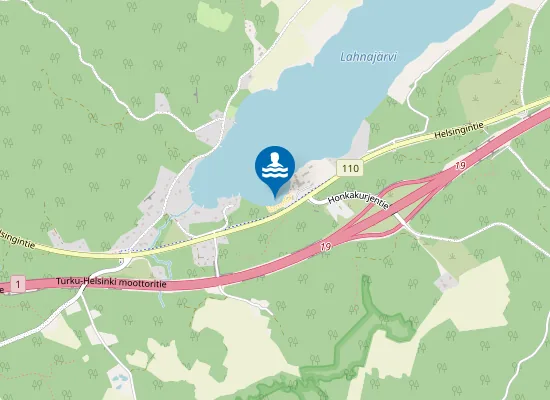 Map of Lahnajärvi