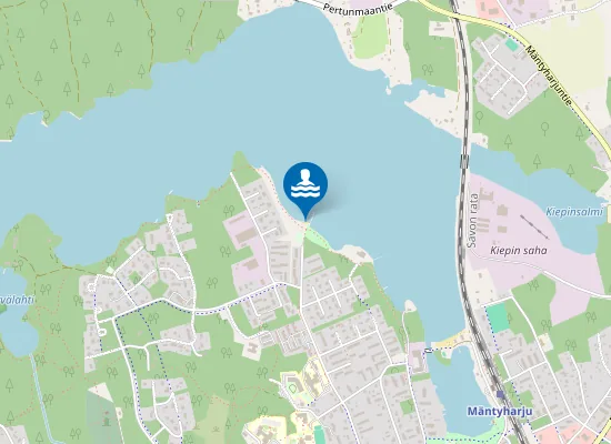Map of Haapaseläntien uimaranta