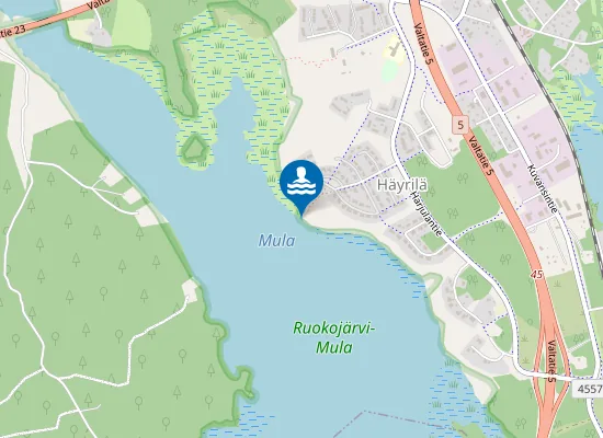 Map of Häyrilän uimapaikka