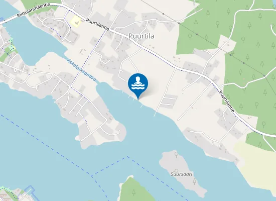 Map of Puurtilan uimaranta
