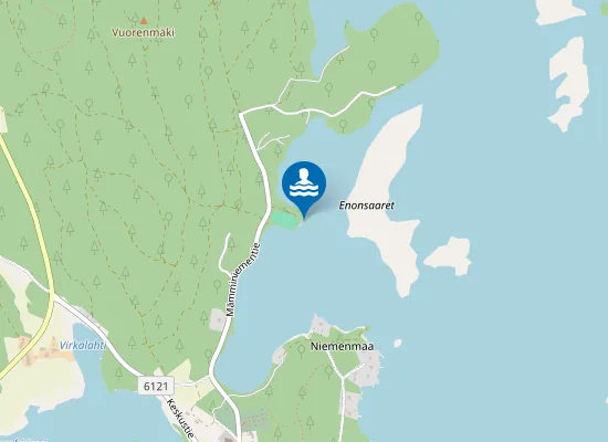 Map of Mämminiemen uimaranta