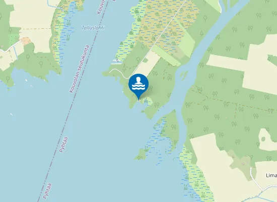 Map of Antinniemen uimaranta