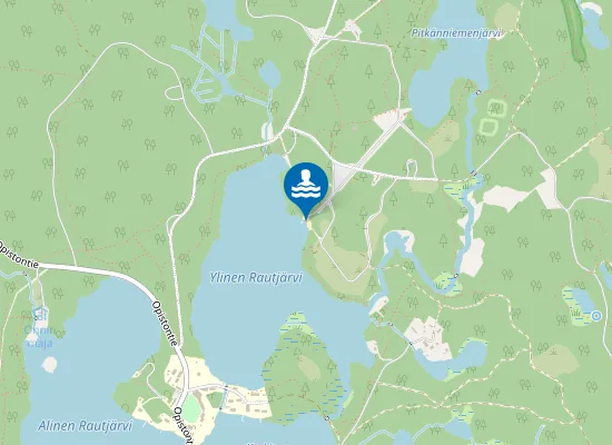 Map of Evon leirialue uimaranta