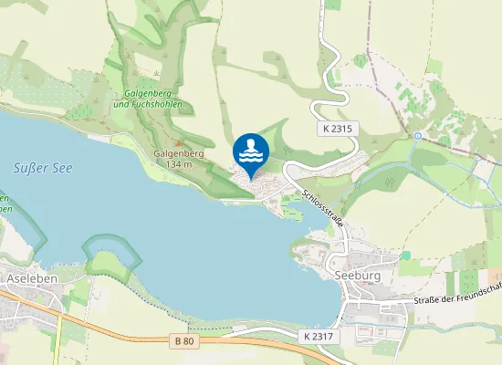 Map of SUESSER SEE SCHIFF SEEBURG