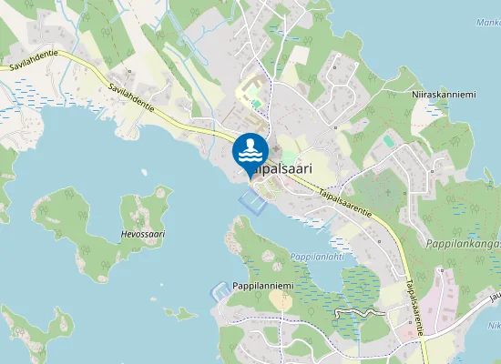 Map of Kirkonkylän uimaranta