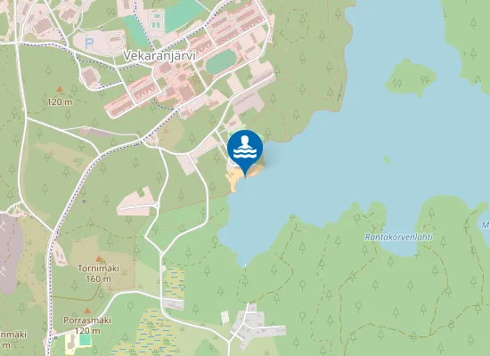 Map of Vekaranjärven Uimala
