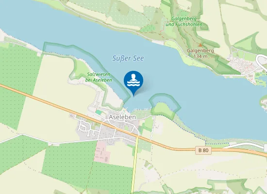 Map of SUESSER SEE ASELEBEN
