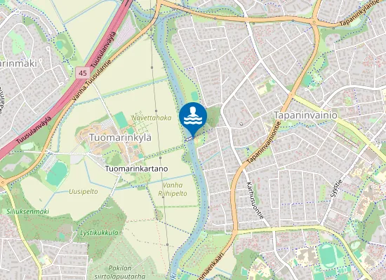 Map of Tapaninvainion uimaranta