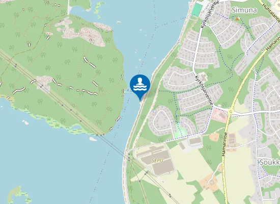 Map of Bullerin Uimaranta