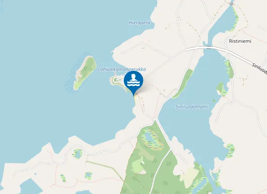 Map of Siniluodon uimaranta