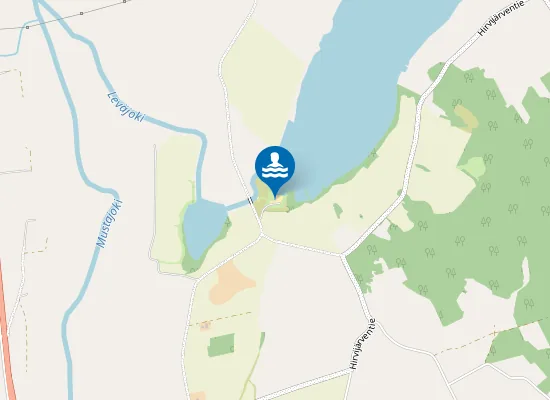 Map of Hirvijärven uimaranta