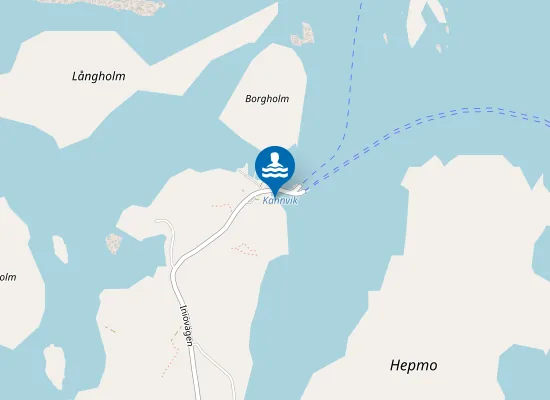 Map of Kannvikk Uimaranta