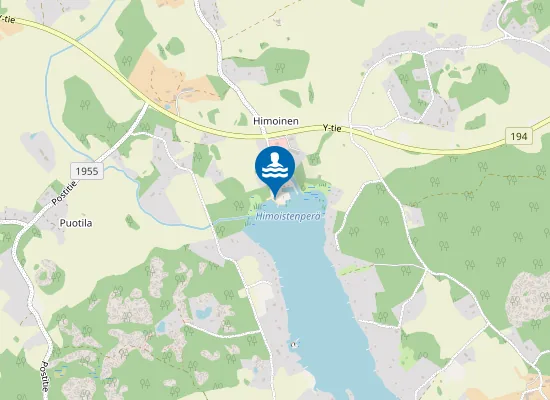 Map of Himoisten uimapaikka