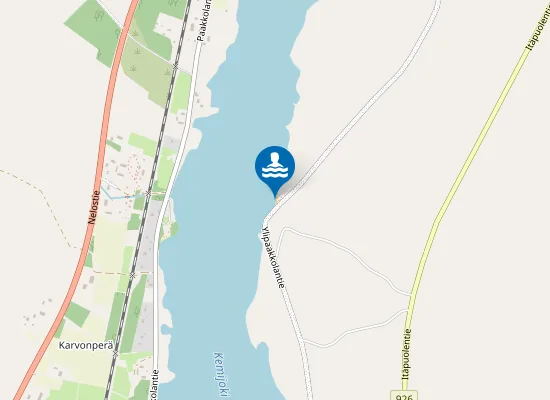 Map of Ylipaakkola