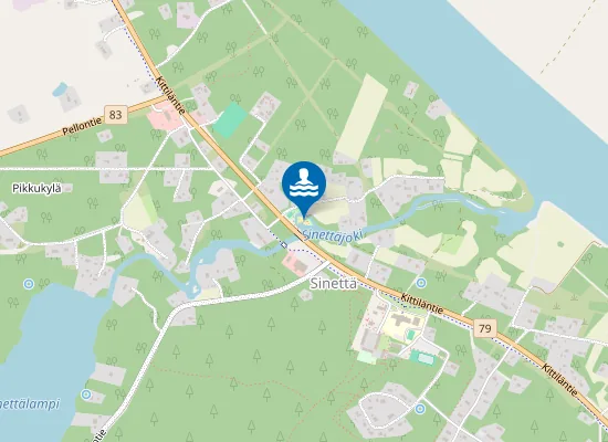Map of Sinetän uimaranta