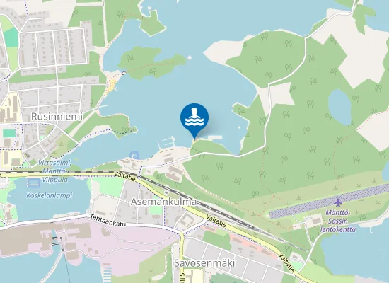 Map of Keskisenlahti uimaranta