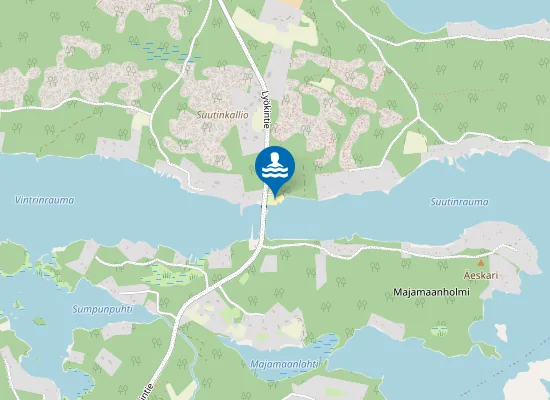 Map of Vintrin Uimaranta