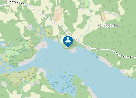 Map of Tahosteniemen Uimapaikka