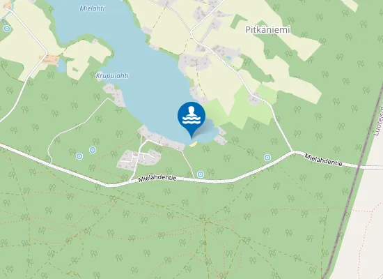 Map of Mielahden Uimapaikka