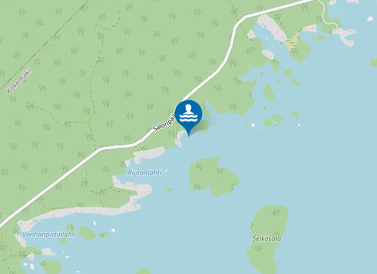 Map of Salonpään uimapaikka