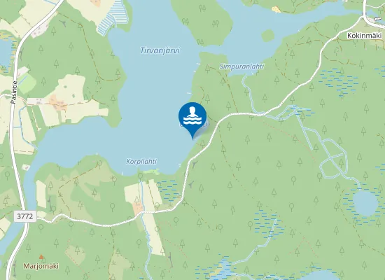 Map of Ottolahden Uimapaikka