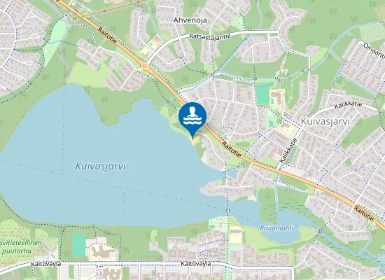 Map of Kuivasjärven uimaranta