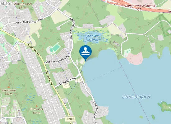 Map of Littoisten uimaranta