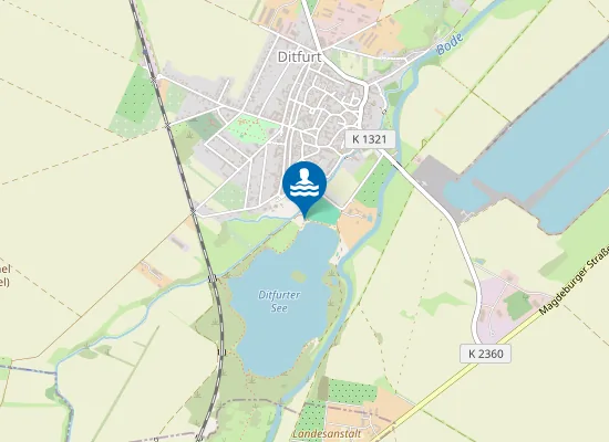 Map of DITFURTER SEE