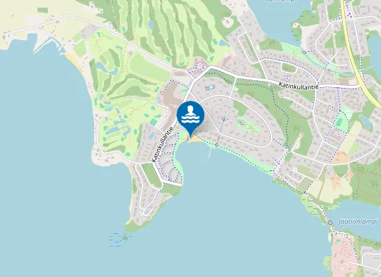 Map of Katinkullan uimaranta