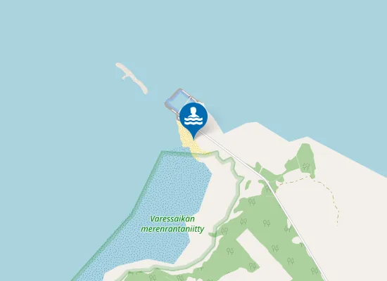 Map of Varessäikän uimaranta