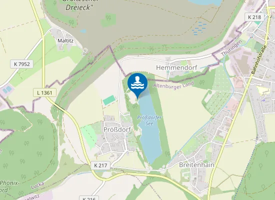 Map of PROESSDORFER SEE