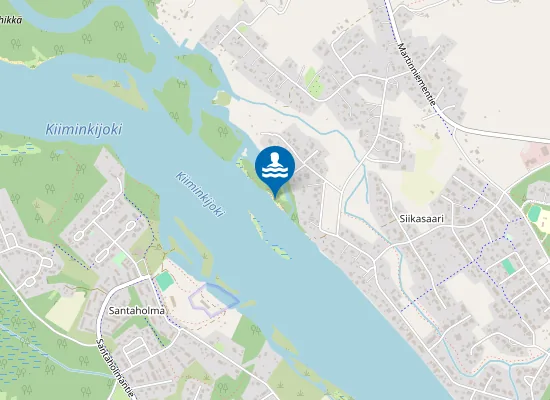 Map of Siikasaaren Uimaranta