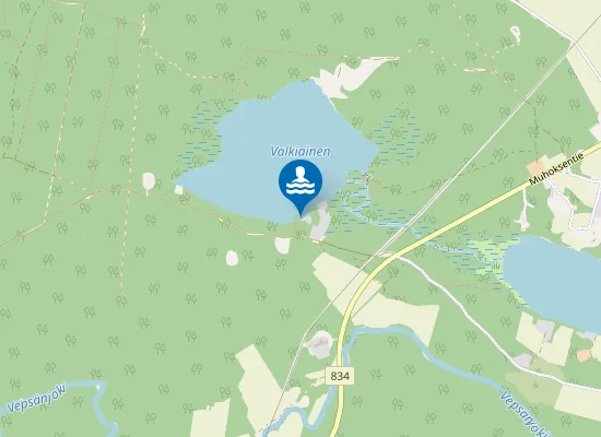 Map of Valkiainen