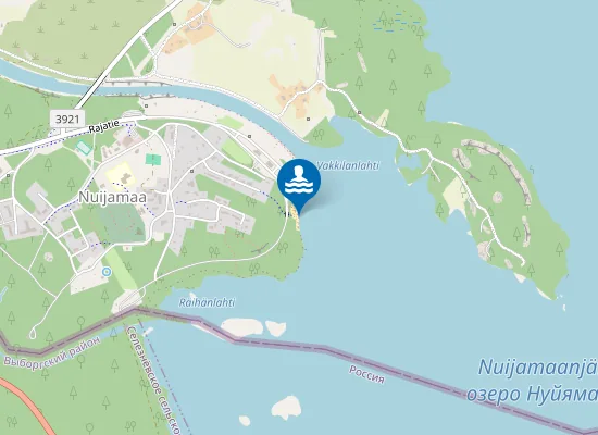 Map of Nuijamaan uimaranta