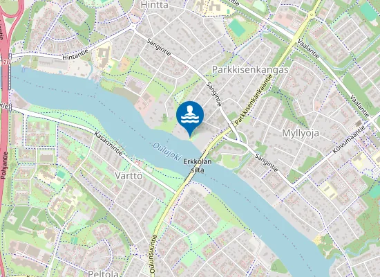 Map of Parkkisenkankaan epävirallinen uimaranta