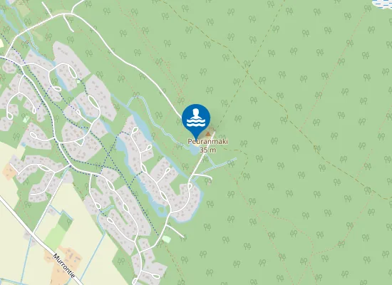 Map of Peuranmäen uimaranta