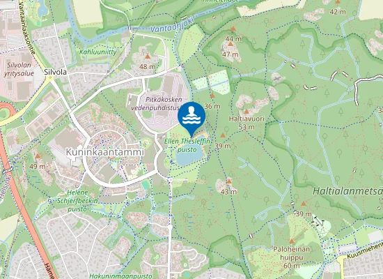 Map of Palettilammen uimaranta